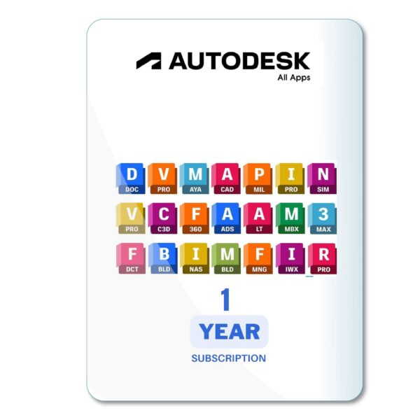 Autodesk 2025 All Apps, 2 Years Subscription (activation by email)