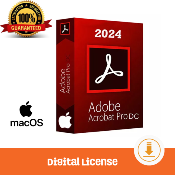 Adobe Acrobat PRO DC 2024 Lifetime License For Mac